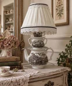 Lampada Ceramiche Inglesi Myott