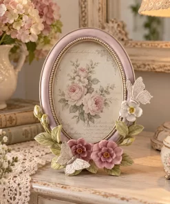 Portafoto Fiori Viola